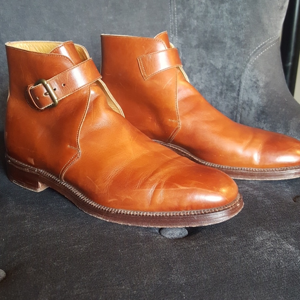 Ralph Lauren Leather  Chukka Boot . Size 8 1/2