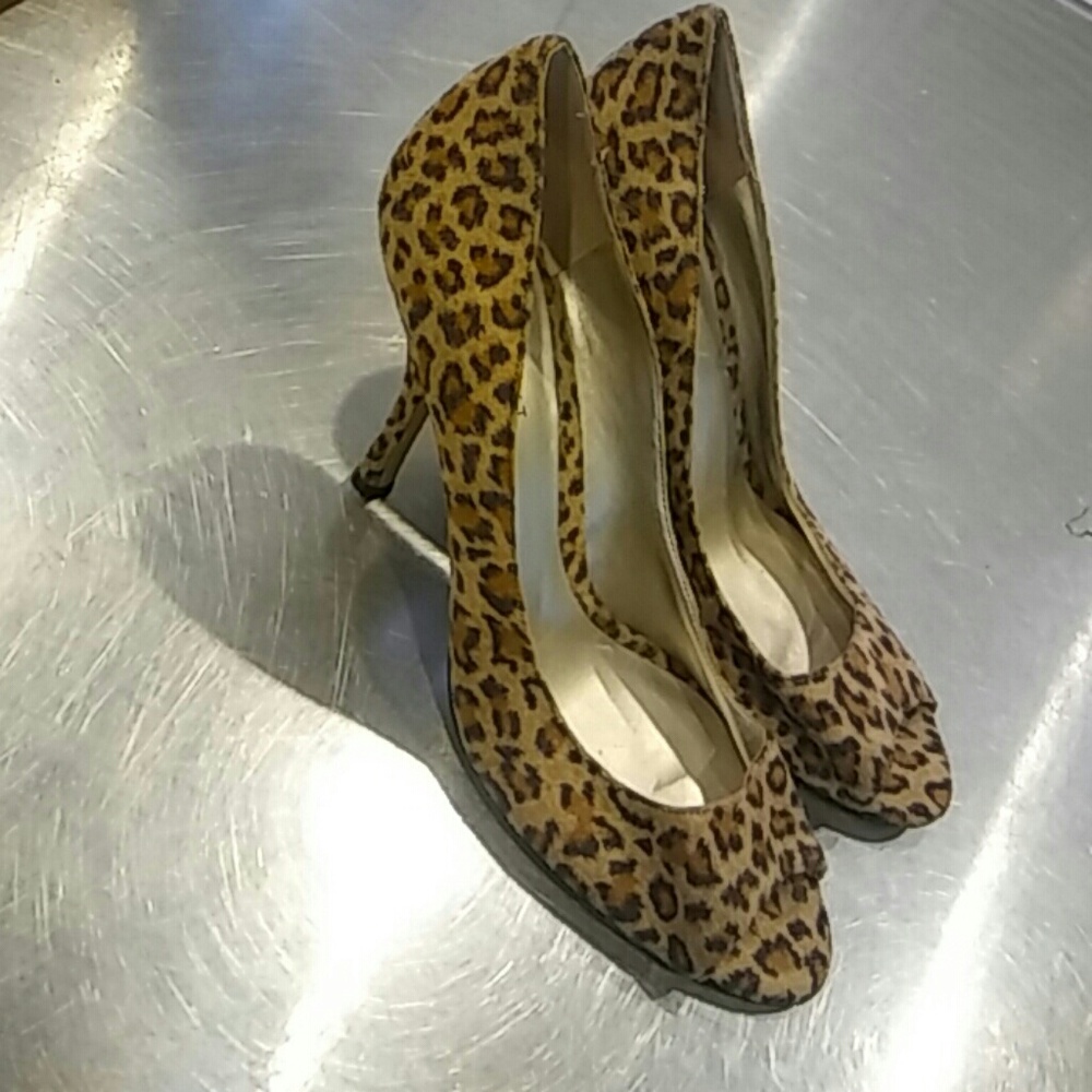 Sexy leopard high heels
