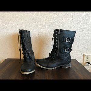 Madden Girl combat boots