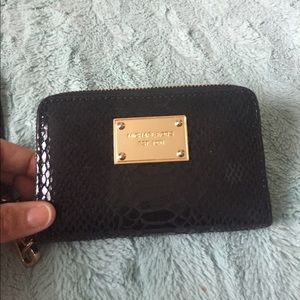 Michael Kors Black Wristlet