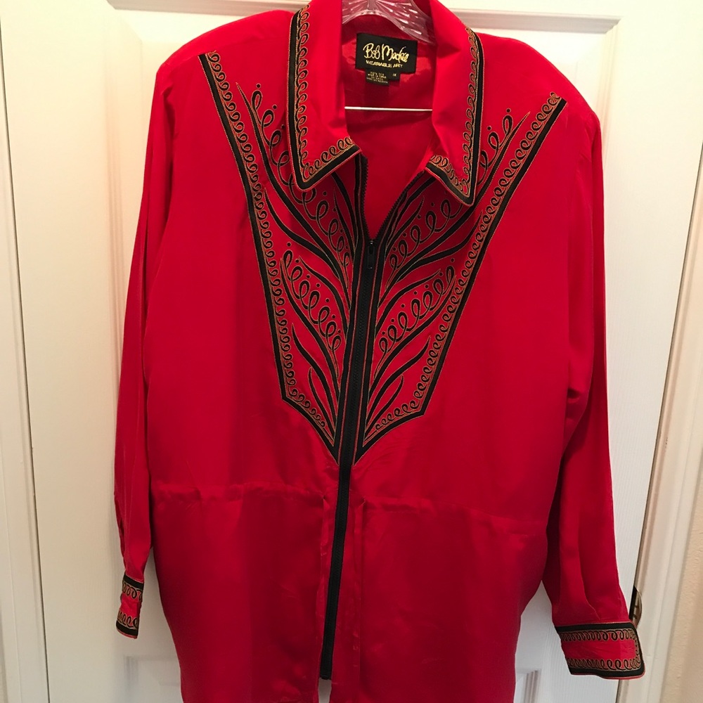 BOB MACKIE SILK JACKET