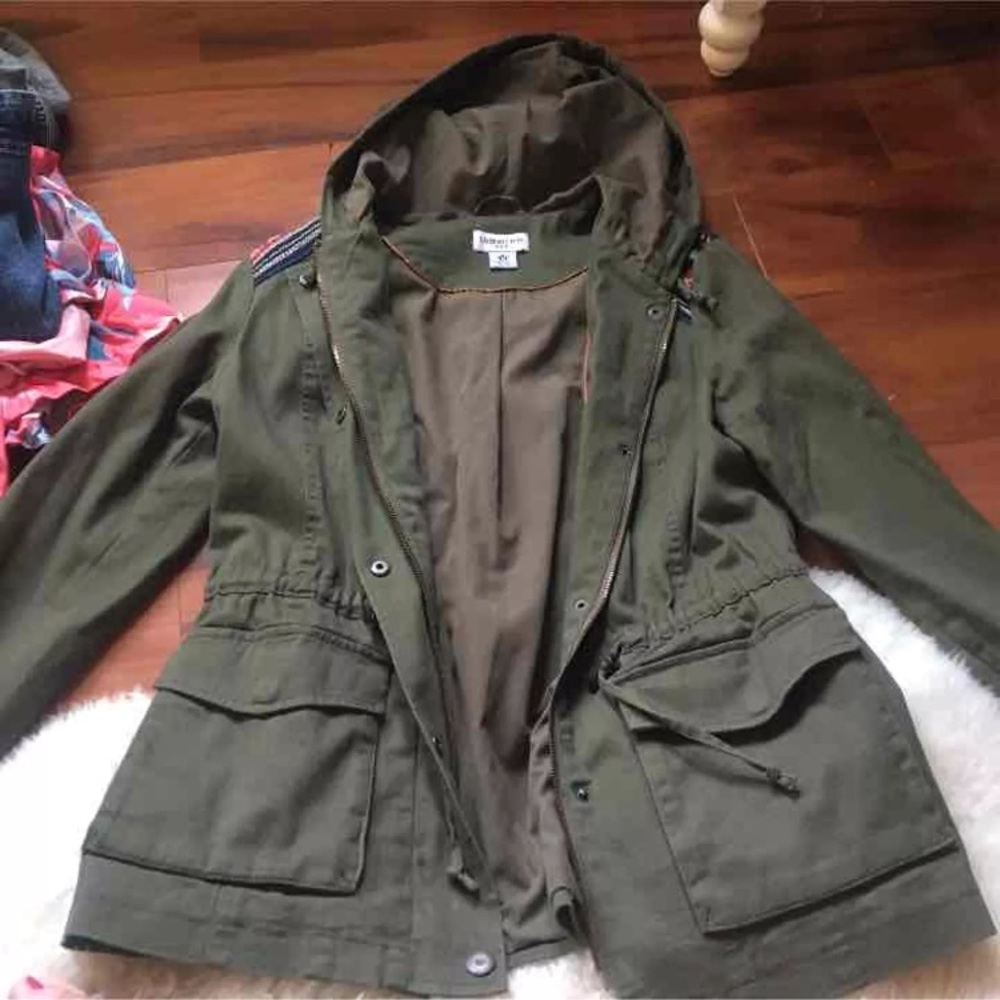army green jacket