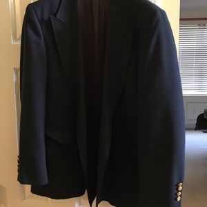 Navy blue men's blazer