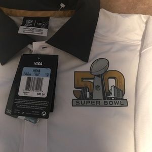 Nike NFL Superbowl 50 Dri Fit Polo Shirt