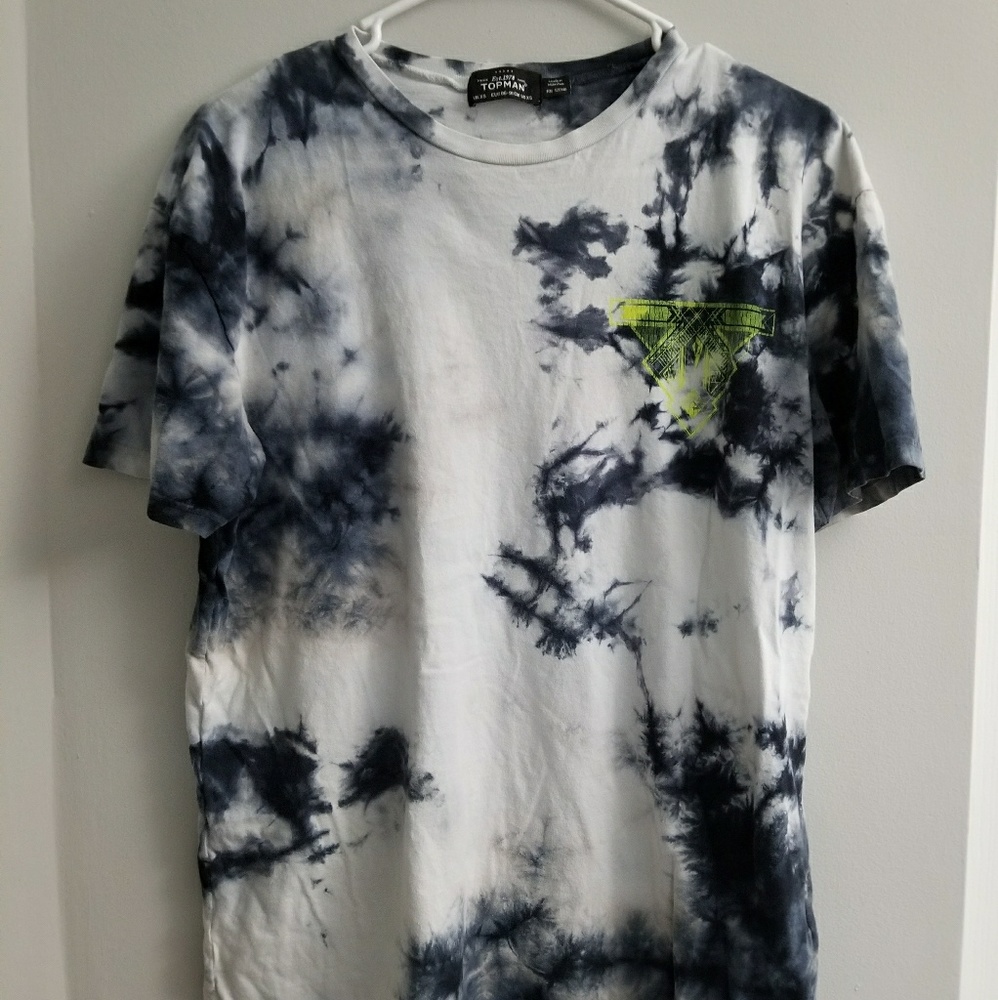 Topman mens tye dye tee size XS