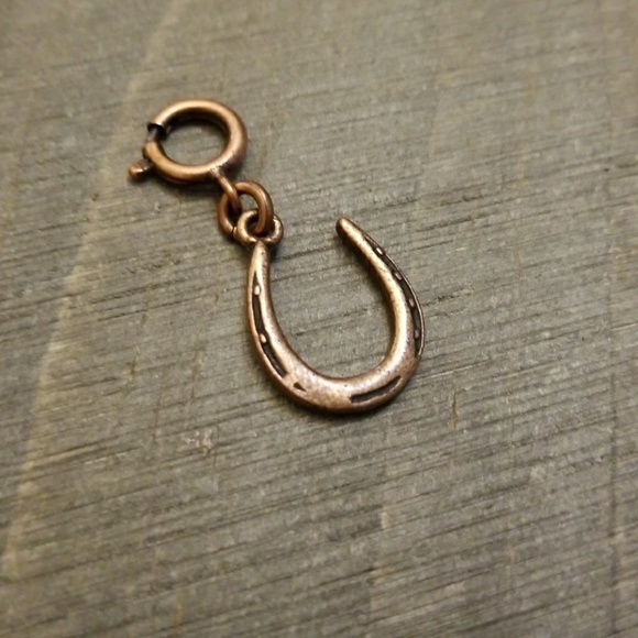 JBloom ROSE GOLD Horseshoe Charm - Picture 1 of 3