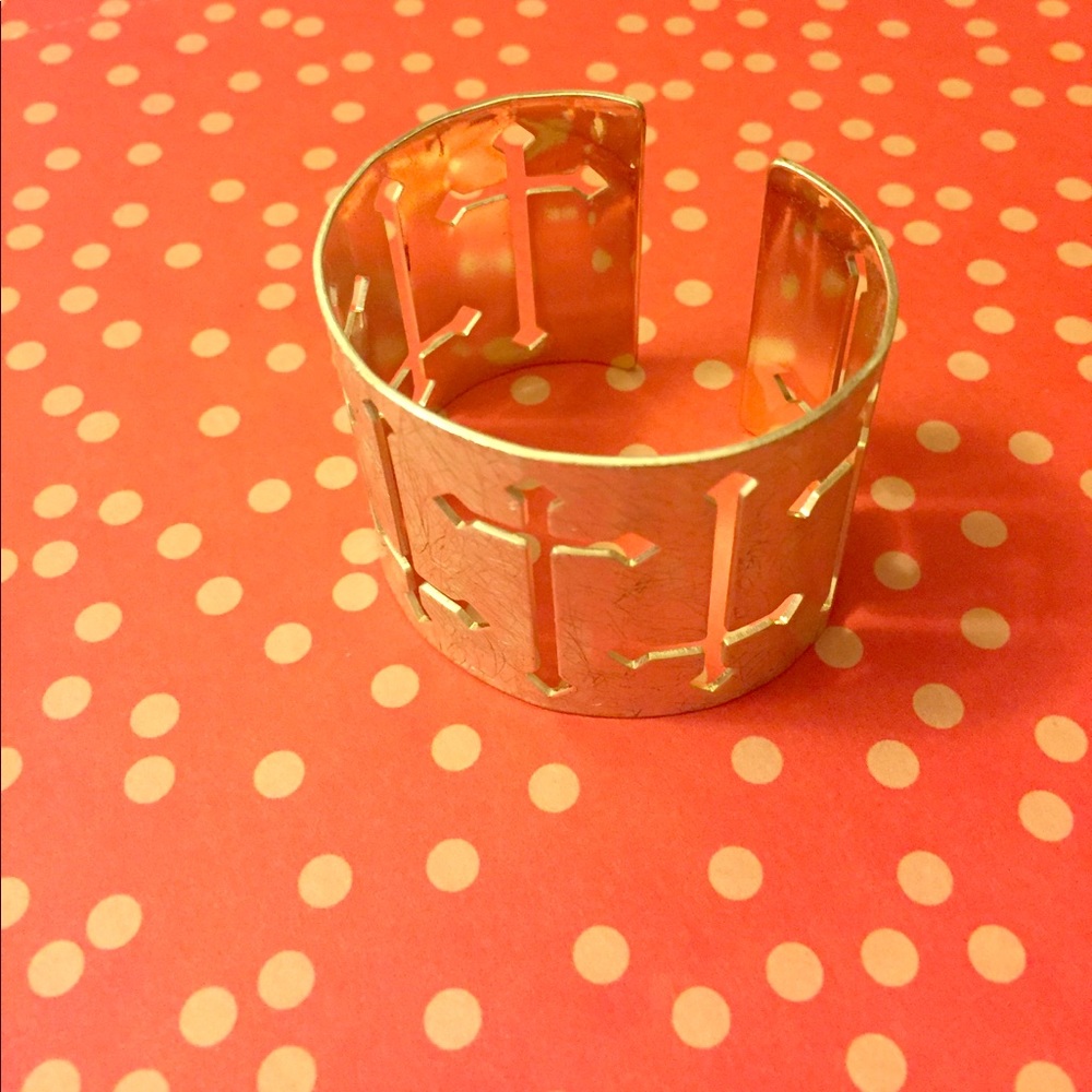 Silver cuff bracelet