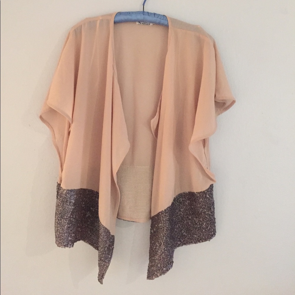 ✨Sheer Sequined Cardigan✨