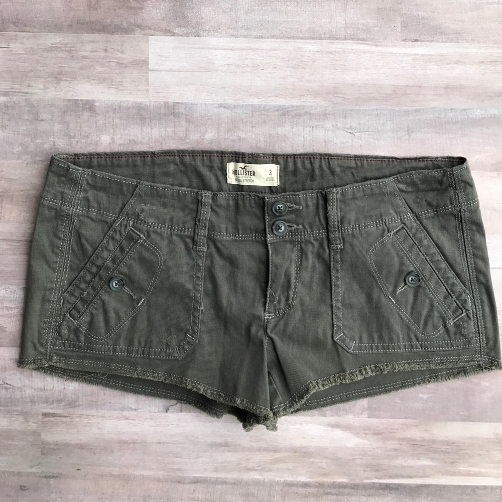 Hollister Army Green Shorts