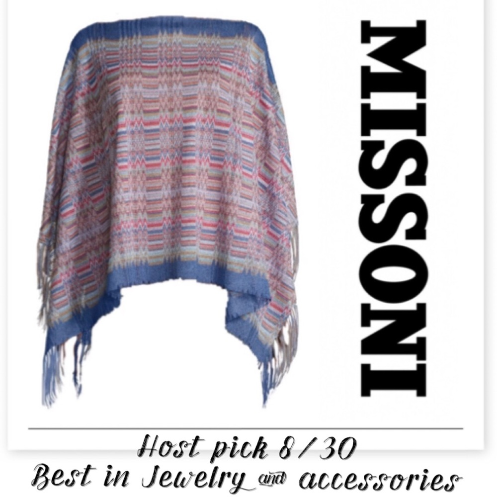 SALE🍁Missoni Poncho Shawl Wrap