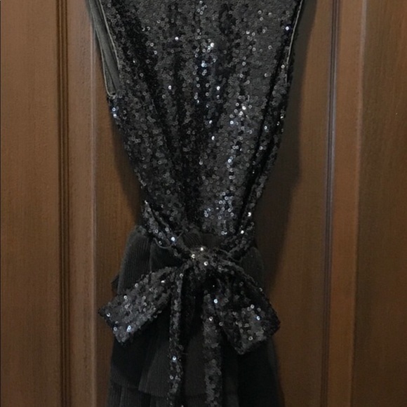 Sequence sleeveless ruffled dress - Picture 4 of 4