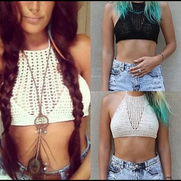 🙌🏻Crocheted Halter Top 🌞 HOT! - Picture 2 of 8