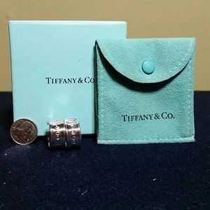 Authentic Tiffany & Co. Silver Cuff hoop earings