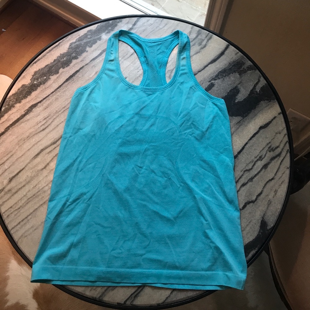 Paradise blue lululemon swiftly tech racerback