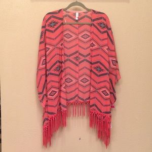 Aztec kimono top