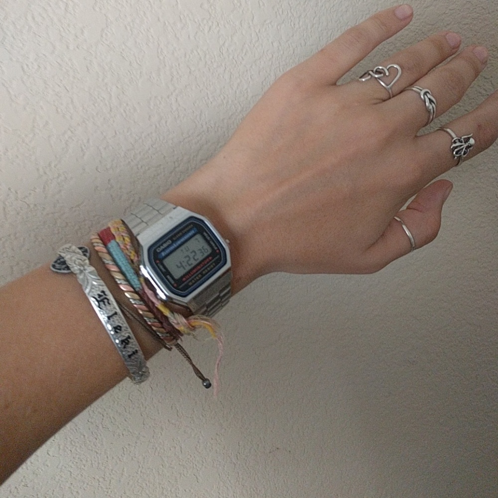 Adjustable Silver CASIO Watch