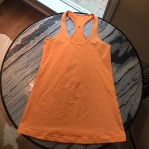 Creamsicle orange lululemon cool racerback