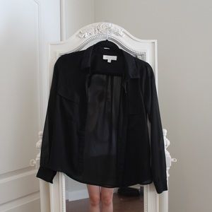 Sheet button down shirt