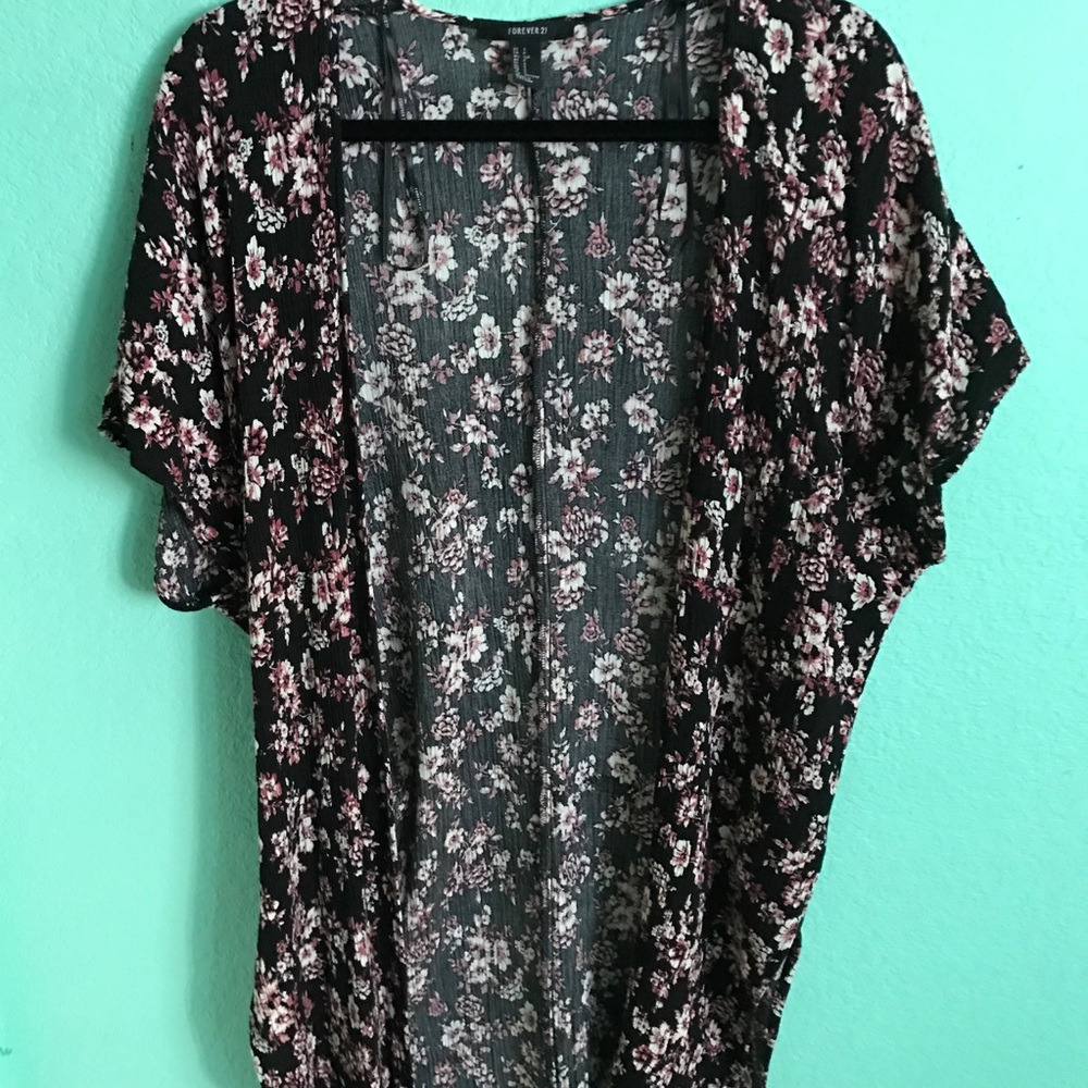 Forever21 floral kimono