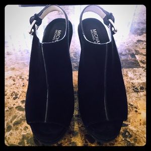 Michael Kors suede wedge's