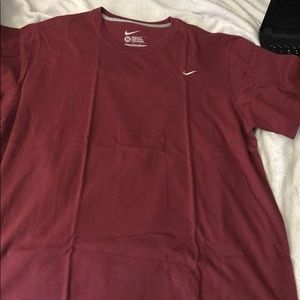 Men's Red Nike crewneck shirt