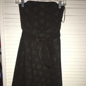 Brown Banana Republic Floral Lace dress