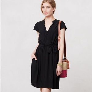 Maeve dress in black. Bought at Anthropologie.