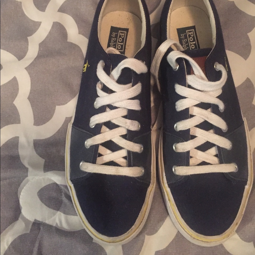Polo by Ralph Lauren canvas shoes men's size 10.5