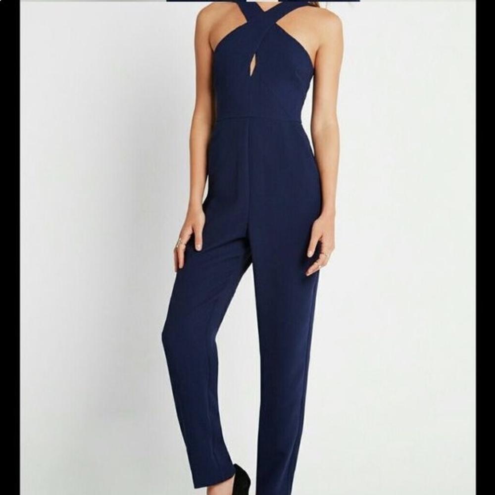 BCBGenerarion Navy Jumpsuit