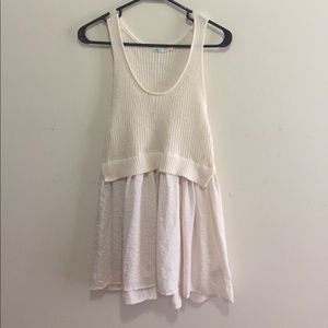 Kimchi Blue cream knit tank