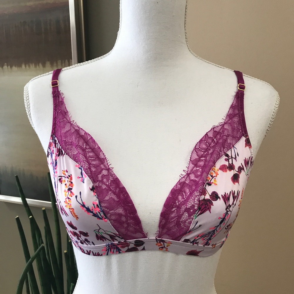 Victoria's Secret Floral Bralette M NEW
