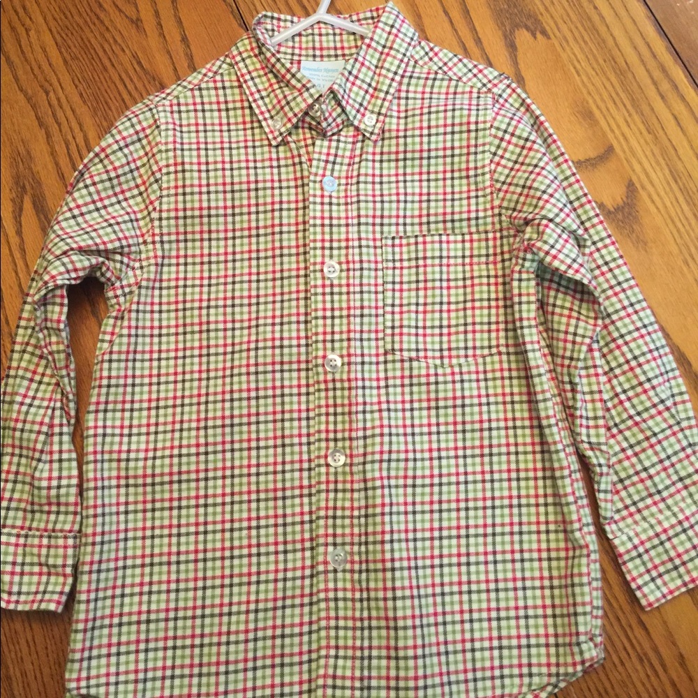 Remember Nguyen Boutique Boy's Button Down Size 4T