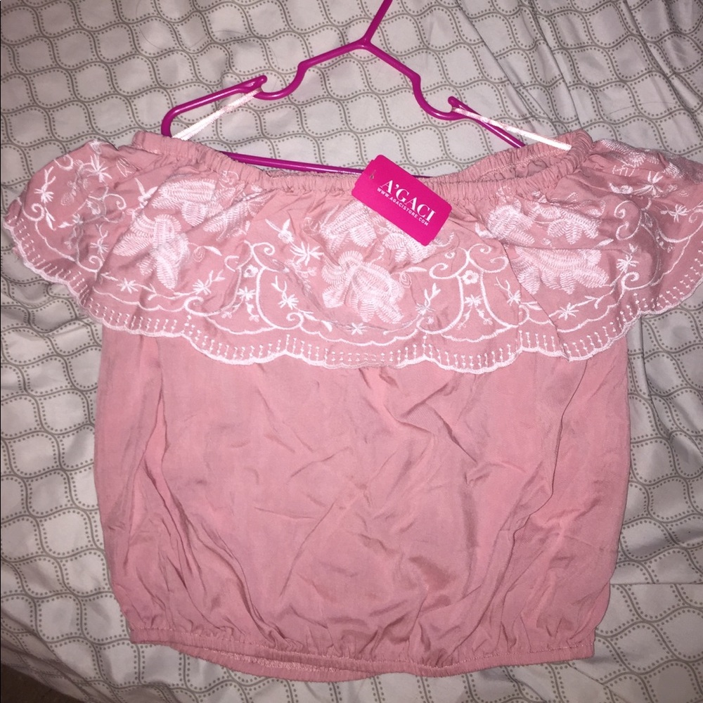 Ruffled tube top