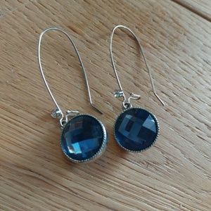 Blue Teardrop Earrings