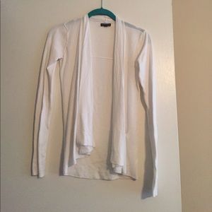 Express white cardigan