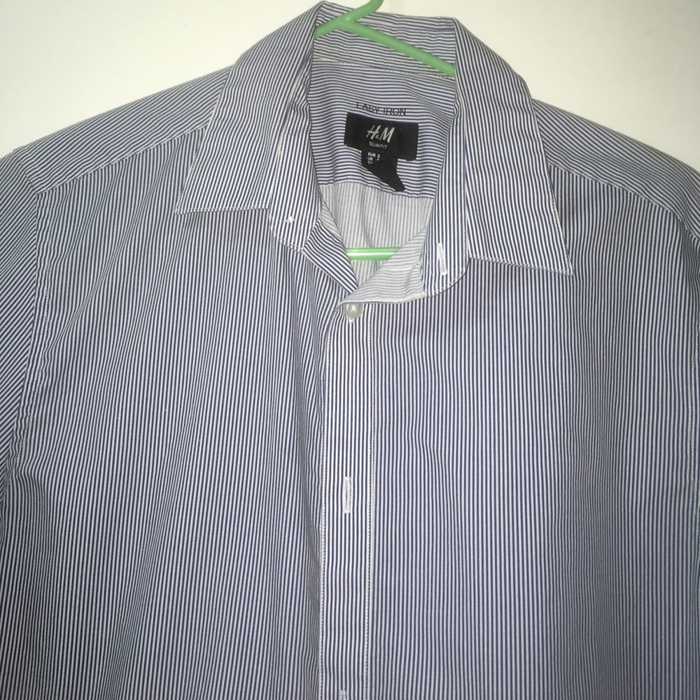 Slim Fit Striped H&M Dress Shirt