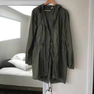 H&M Cotton Zipped trench