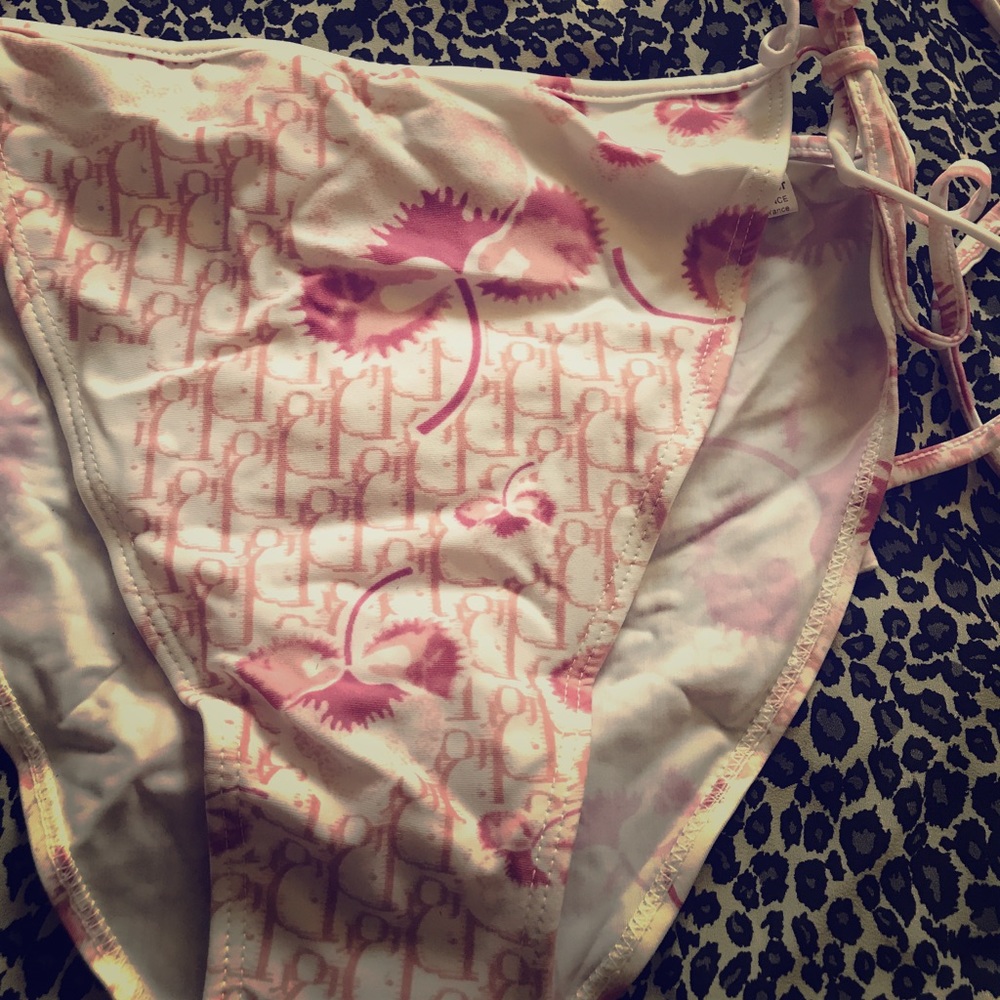Christian Dior two piece floral bathing suit 👙