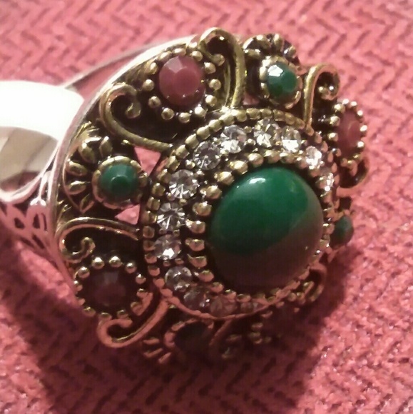 Turkish Cocktail Ring Size 8 - Picture 2 of 4