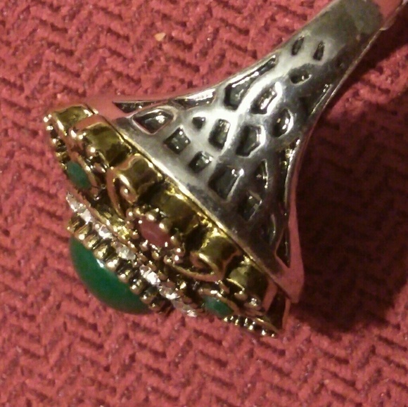 Turkish Cocktail Ring Size 8 - Picture 4 of 4