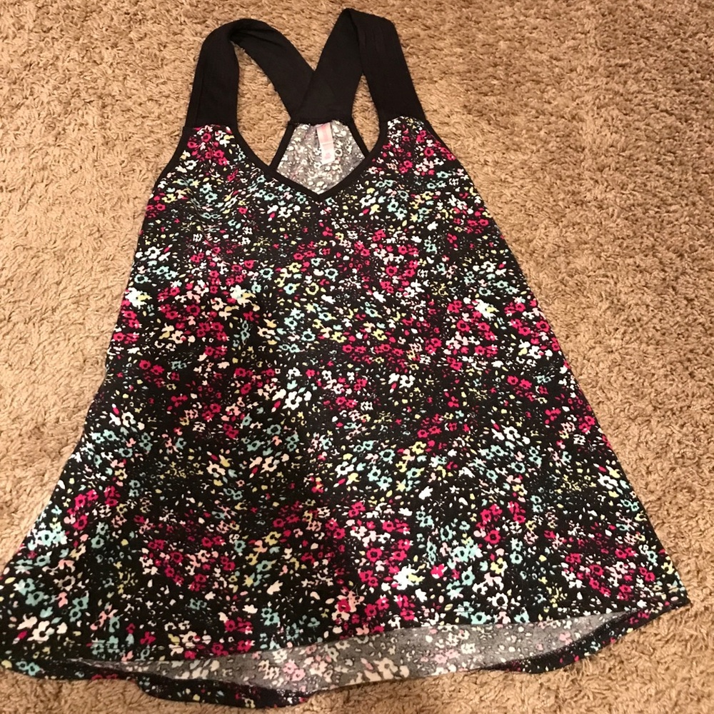 Floral summer tank top
