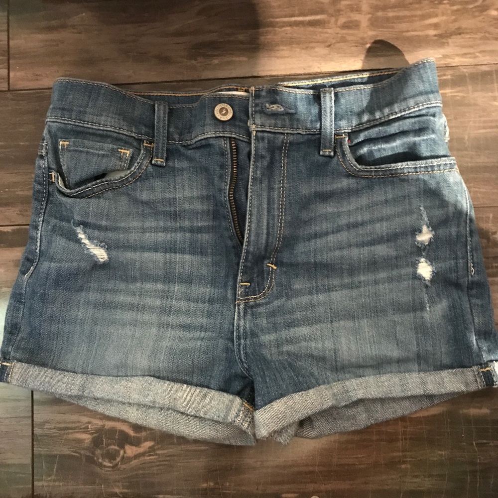 High waisted hollister shorts