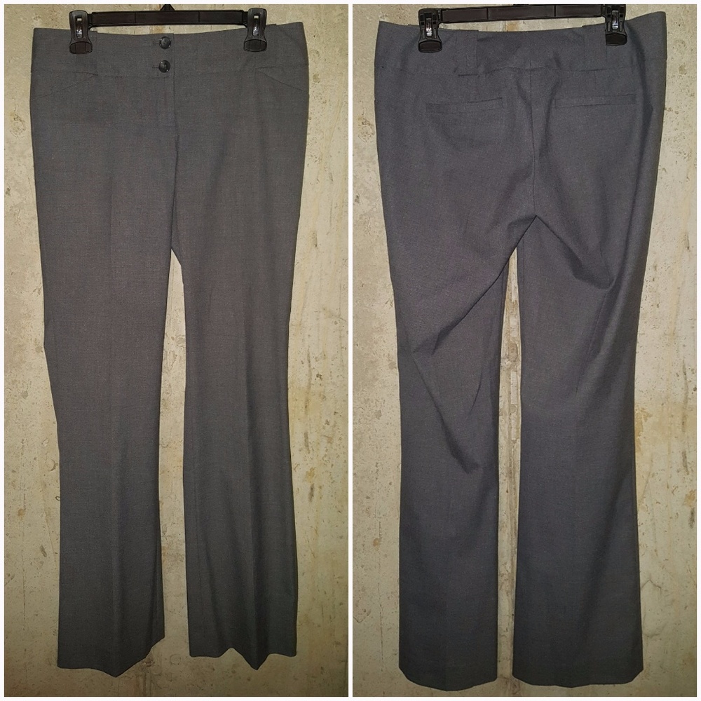 The Limited Drew Fit Gray Dress Pants 6R