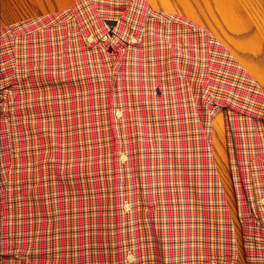 Ralph Lauren Polo Boy's Button Down Size 4