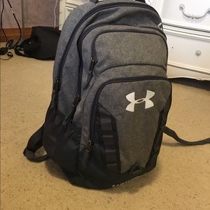 Gray Underarmor backpack