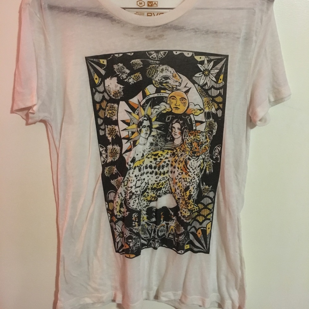 rvca graphic tee