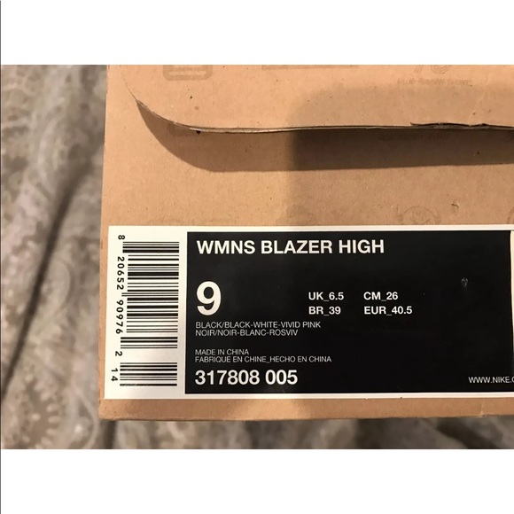 Nike Blazer - Black & Purple Zebra - Picture 2 of 3