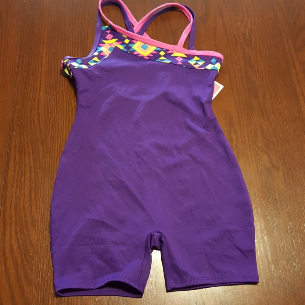 Circo purple strappy leo w/ bonus skirt NWT 6-6x. g2