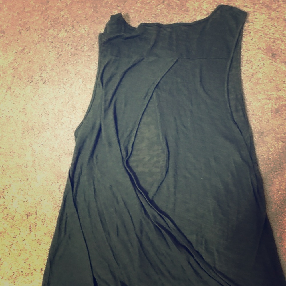 Ladies open back tank top