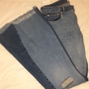 FREE PEOPLE size 30 flare blue jeans bell bottoms